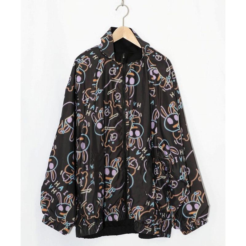 ブルゾン 新作 ScoLar Parity スカラー パリティ 361108 組体操クマうさぎリバーシブルワッシャーブルゾン アウター 原宿系 個性的 ユニセックス ポイント | ScoLar Parity | 02