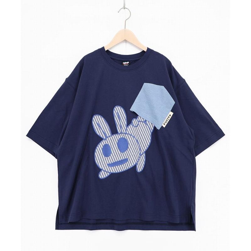 ScoLar - アリクイラビル刺繍 裏毛 プルオーバー ScoLar Parity QVC ScoLar Parity（スカラーパリティ） Tシャツ SALE ScoLar Parity