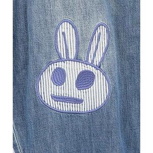 パンツ SALE ScoLar Parity スカラー パリティ 362115 ヒッコリーorデニム 膝アップリケパンツ ボトムス カジュアル ストリート 原宿系 個性的 ユニセックス | ScoLar Parity | 09