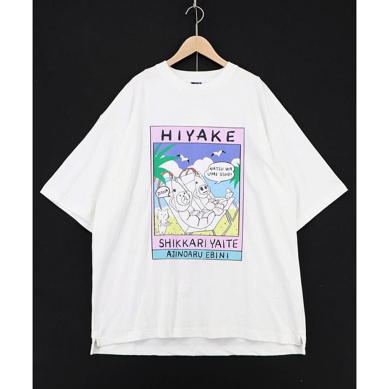 Tシャツ SALE ScoLar Parity スカラー パリティ 362123 ぷりぷり日焼けえび柄 UVプリントTシャツトップス カジュアル 原宿系 個性的 ユニセックス | ScoLar Parity | 06