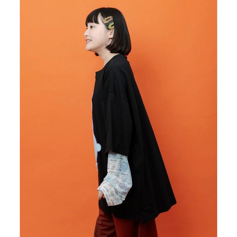 SALE レディース ファッション かわいい Tシャツ トップス ユニセックス ScoLar Parity スカラー パリティ 362129 ポンポン ポポラ柄Tシャツ カジュアル 原宿系 | ScoLar Parity | 06