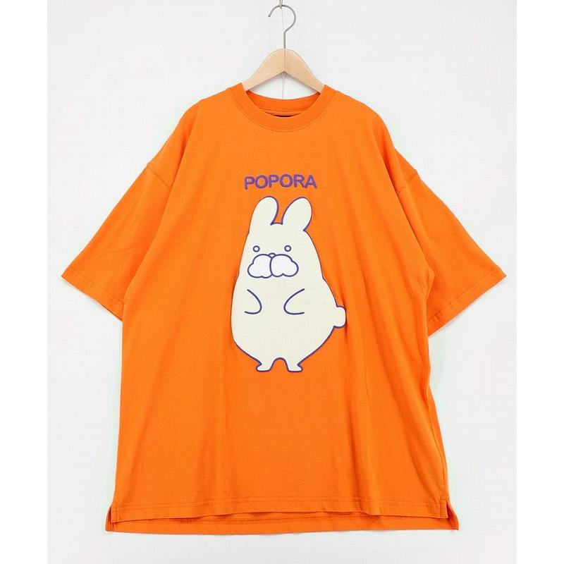 SALE レディース ファッション かわいい Tシャツ トップス ユニセックス ScoLar Parity スカラー パリティ 362129 ポンポン ポポラ柄Tシャツ カジュアル 原宿系 | ScoLar Parity | 03