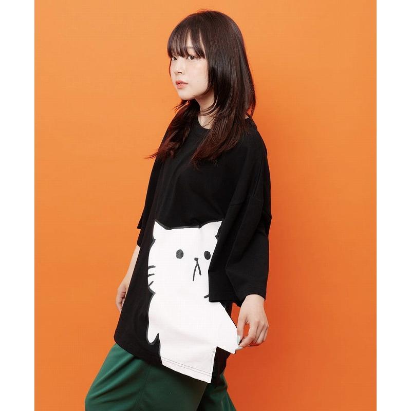 SALE レディース ファッション かわいい Tシャツ トップス ユニセックス ScoLar Parity スカラー パリティ 362131 おててつなぎ ネコorラビルTシャツ カジュアル | ScoLar Parity | 07