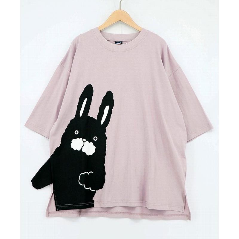 SALE レディース ファッション かわいい Tシャツ トップス ユニセックス ScoLar Parity スカラー パリティ 362131 おててつなぎ ネコorラビルTシャツ カジュアル | ScoLar Parity | 04