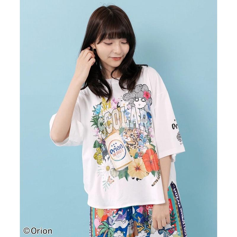 ScoLar（スカラー） Tシャツ 462007 orion×ScoLar ボタニカル