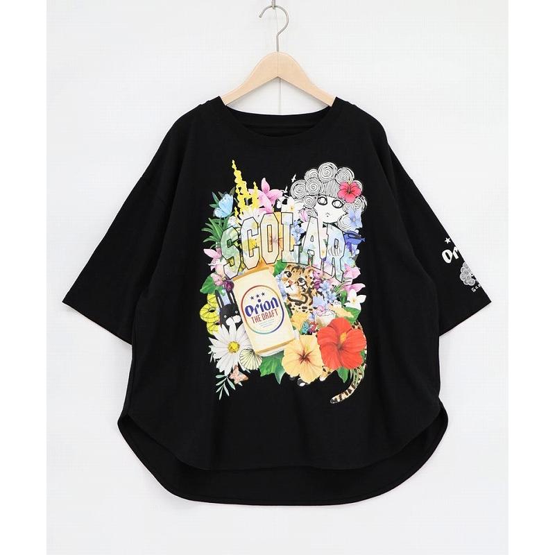 ScoLar（スカラー） Tシャツ 462007 orion×ScoLar ボタニカル