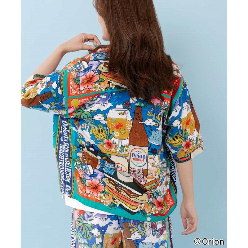 ScoLar（スカラー） シャツ 462012 orion×ScoLar スカーフ柄シャツ