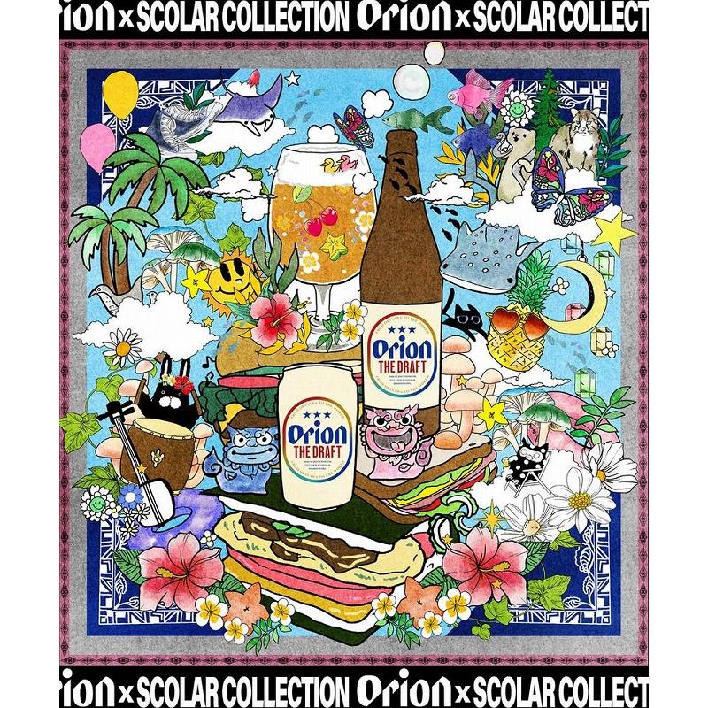 ScoLar（スカラー） シャツ 462012 orion×ScoLar スカーフ柄シャツ