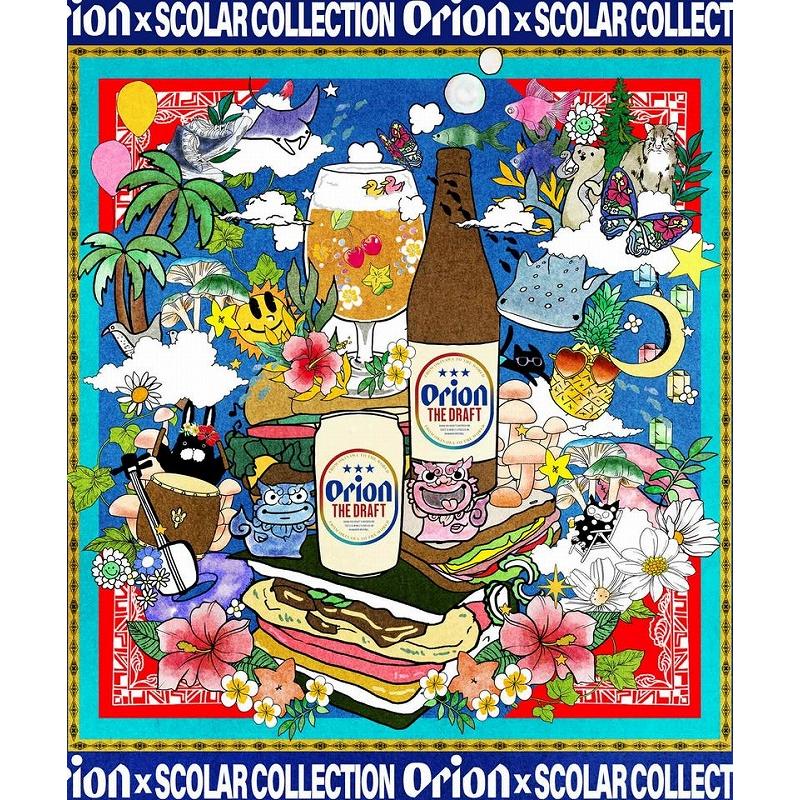 SALE レディース ファッション かわいい オリオンビール コラボ シャツ トップス ScoLar スカラー 462012 orion×ScoLar スカーフ柄シャツ レトロ 原宿系 個性的 | ScoLar | 09