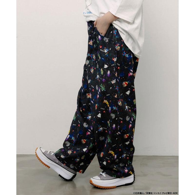 パンツ ScoLar スカラー 462021 クレヨンしんちゃん×ScoLar 花宇宙の総柄パンツ ボトムス カジュアル コラボ 原宿系 個性的 ポイント | ScoLar | 05