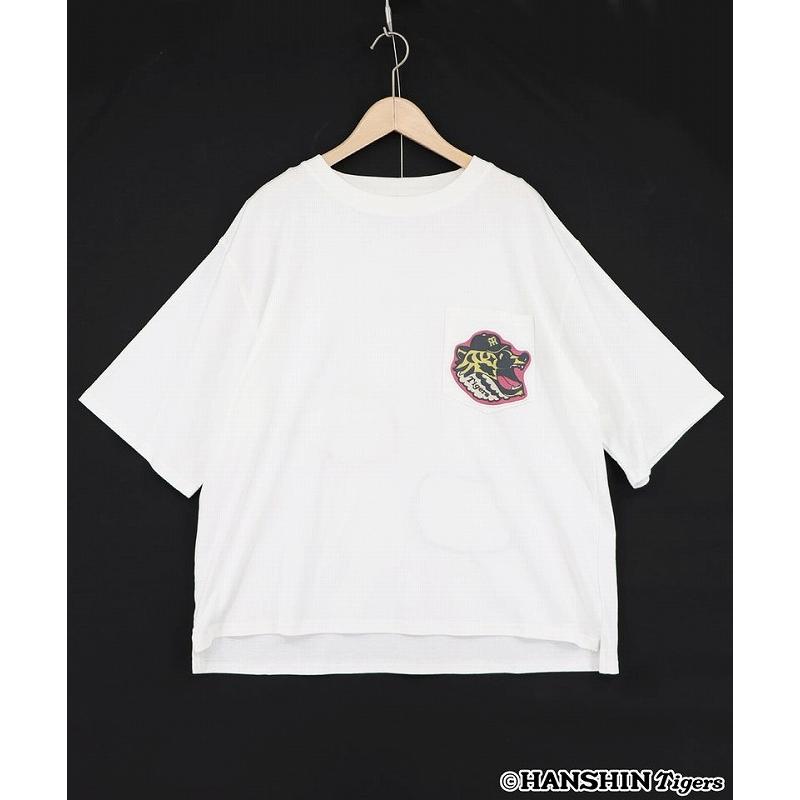 Tシャツ ScoLar スカラー 462025 阪神タイガース×ScoLar アップリケ刺繍Tシャツ トップス コラボ 原宿系 個性的 ポイント | ScoLar | 06