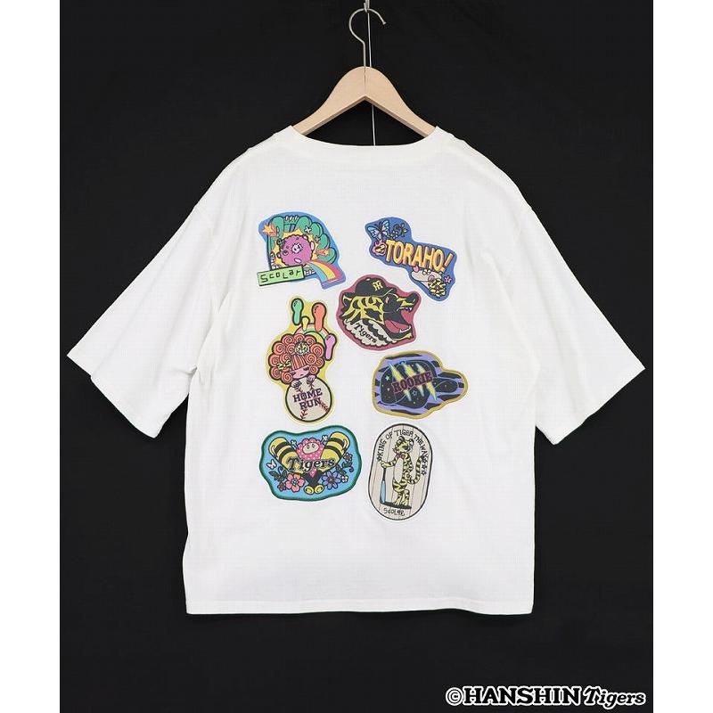 Tシャツ ScoLar スカラー 462025 阪神タイガース×ScoLar アップリケ刺繍Tシャツ トップス コラボ 原宿系 個性的 ポイント | ScoLar | 07