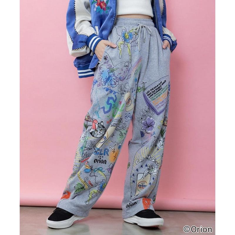 レディース ファッション かわいい パンツ ボトムス オリオンビール コラボ ScoLar スカラー 463003 orion×ScoLar BEER LOVERメルヘンパンツ 原宿系 個性的 | ScoLar
