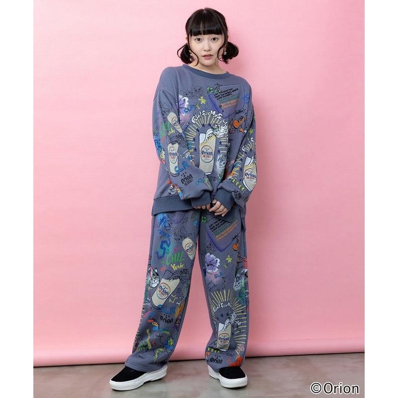 レディース ファッション かわいい パンツ ボトムス オリオンビール コラボ ScoLar スカラー 463003 orion×ScoLar BEER LOVERメルヘンパンツ 原宿系 個性的 | ScoLar | 07