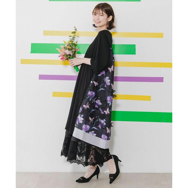 iS ScoLar ワンピース SALE is イズ スカラー 542228 蝶レース iS ScoLar ワンピース SALE is イズ スカラー 542228 蝶レース
