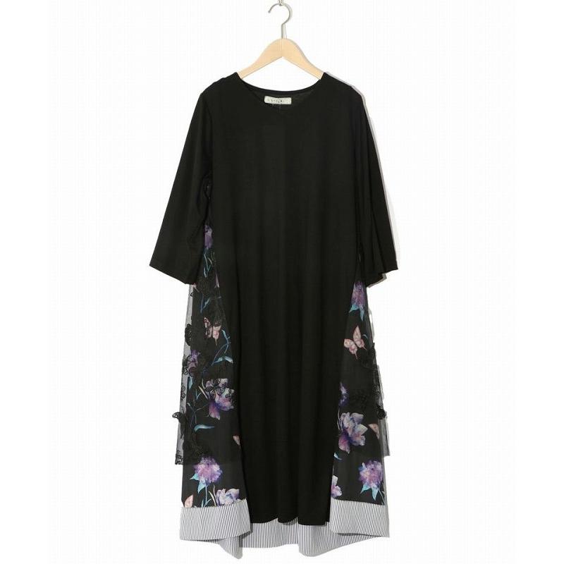 iS ScoLar ワンピース SALE is イズ スカラー 542228 蝶レース iS ScoLar ワンピース SALE is イズ スカラー 542228 蝶レース
