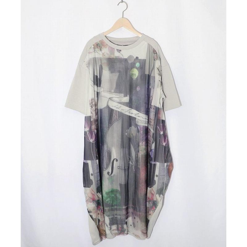 iS ScoLar ワンピース 新作 is イズ スカラー 552204 チュール重ね  