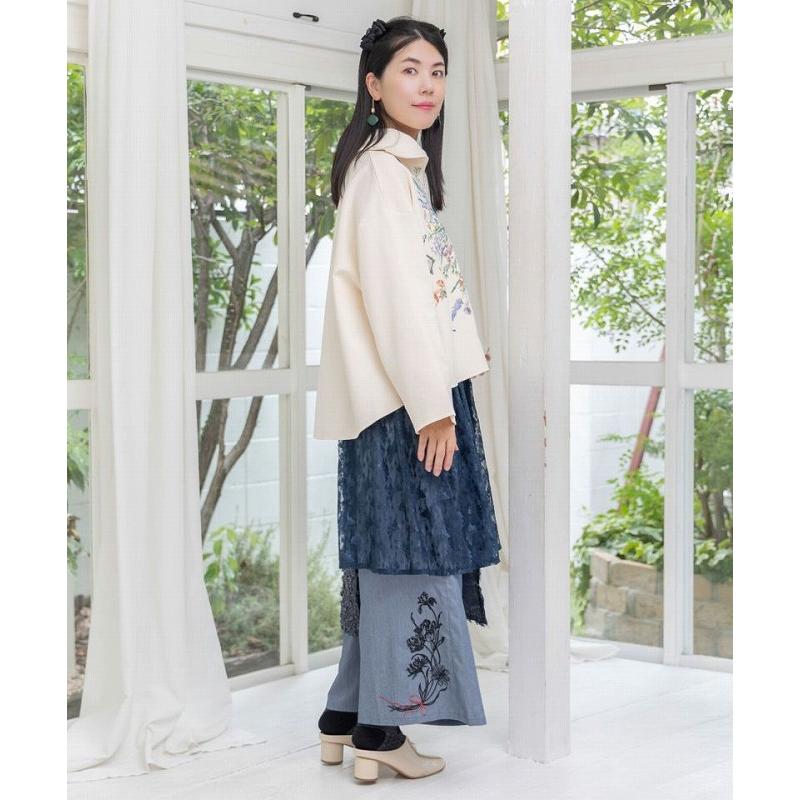 iS ScoLar パンツ 新作 is イズ スカラー 553230 レース×チェック柄 異  