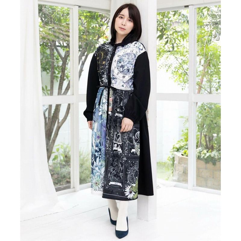 ☆新品タグ付 イズスカラー 553282：ヴィンテージ風額縁柄シャツ