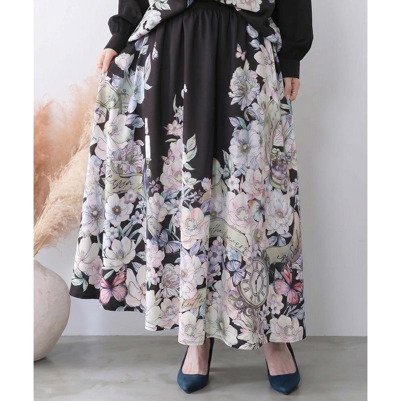 iS ScoLar（イズスカラー） スカート 再入荷 イズ スカラー 561217 花