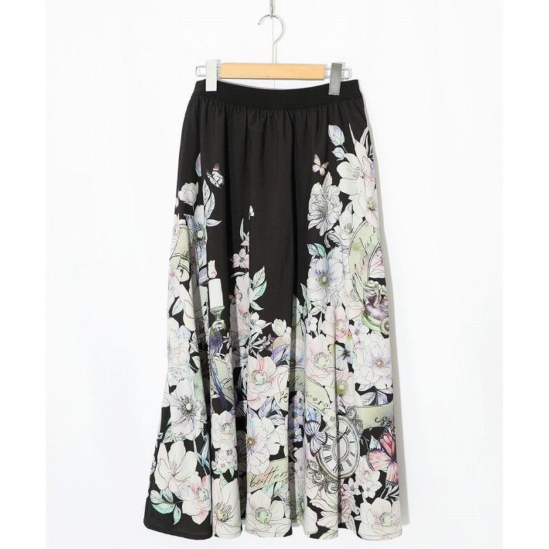 iS ScoLar（イズスカラー） スカート 再入荷 イズ スカラー 561217 花