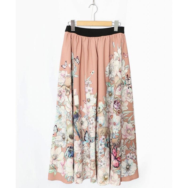 iS ScoLar（イズスカラー） スカート 再入荷 イズ スカラー 561217 花