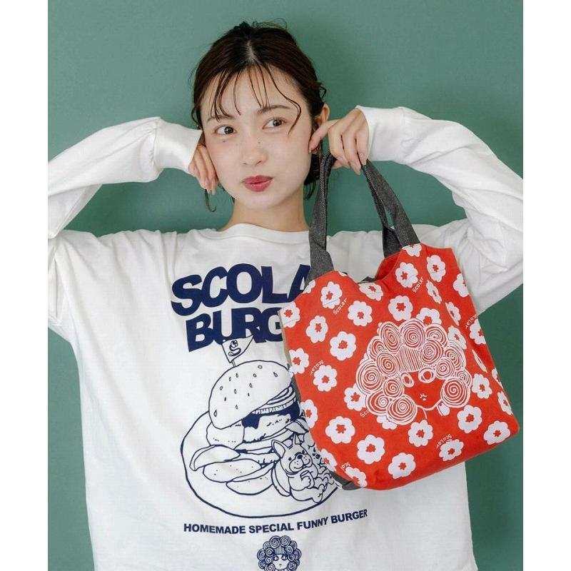 バッグ SALE ScoLar スカラー 653441 スカラーちゃん×お花ランチトートバッグ カジュアル ガーリー 個性的 原宿系 ポイント | ScoLar | 06