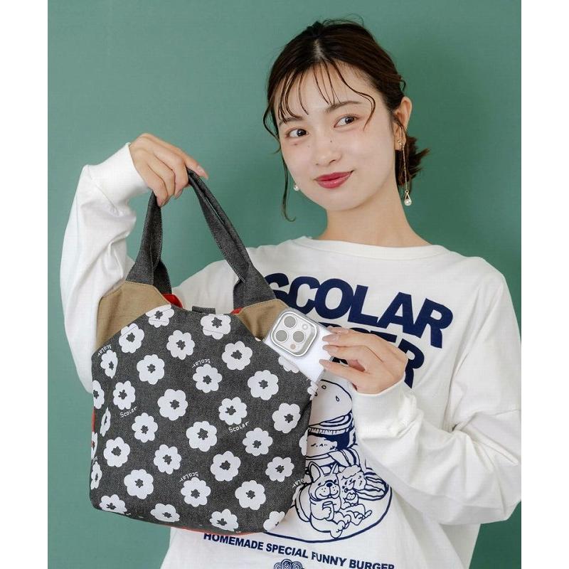 バッグ SALE ScoLar スカラー 653441 スカラーちゃん×お花ランチトートバッグ カジュアル ガーリー 個性的 原宿系 ポイント | ScoLar | 08