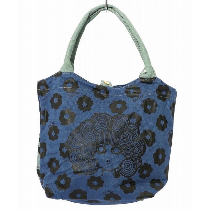 バッグ SALE ScoLar スカラー 653441 スカラーちゃん×お花ランチトートバッグ カジュアル ガーリー 個性的 原宿系 ポイント | ScoLar | 02