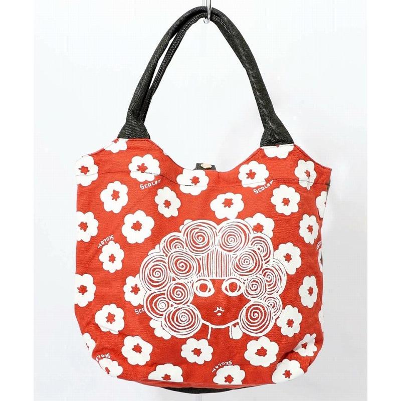 バッグ SALE ScoLar スカラー 653441 スカラーちゃん×お花ランチトートバッグ カジュアル ガーリー 個性的 原宿系 ポイント | ScoLar | 03