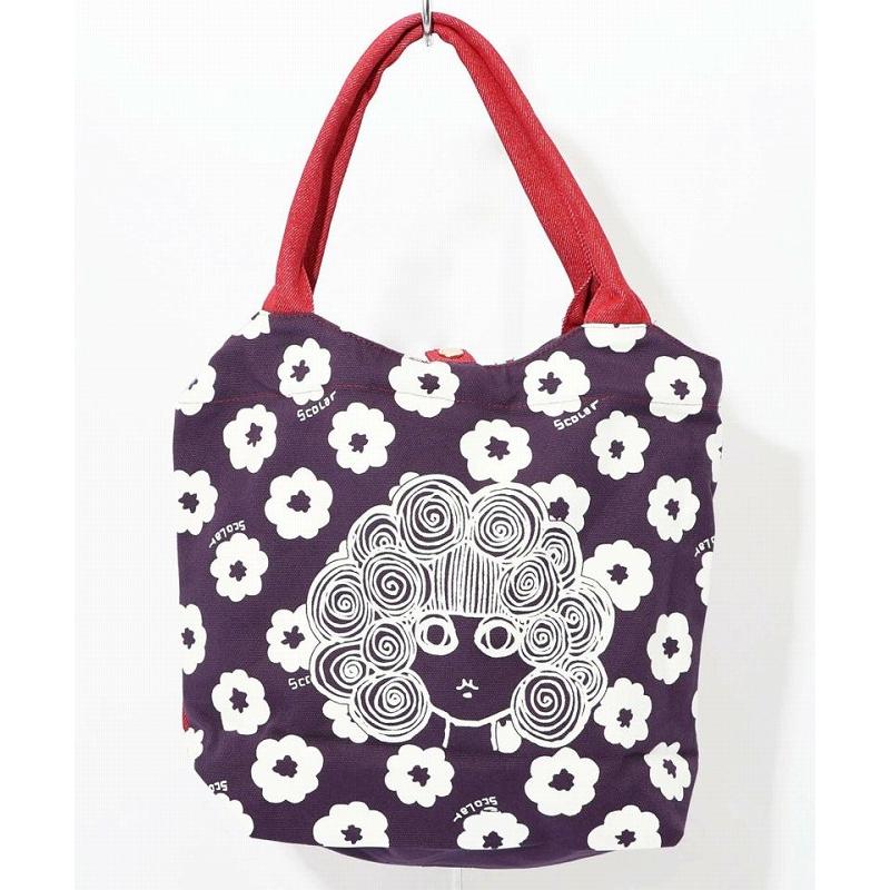 バッグ SALE ScoLar スカラー 653441 スカラーちゃん×お花ランチトートバッグ カジュアル ガーリー 個性的 原宿系 ポイント | ScoLar | 05