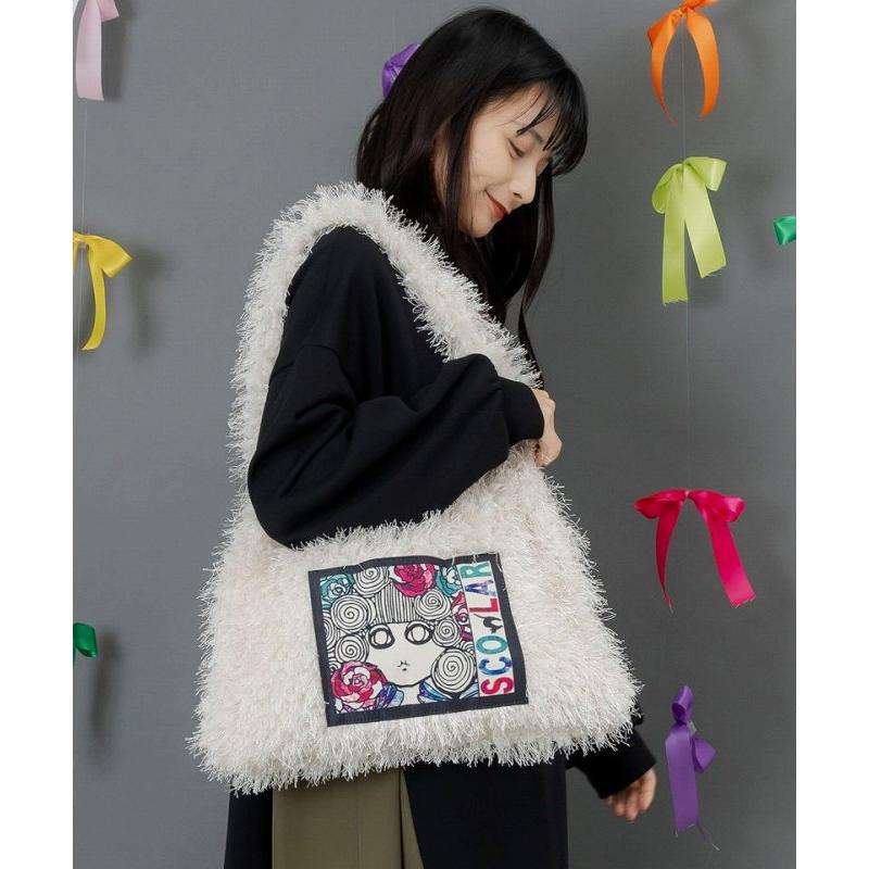 バッグ ScoLar スカラー 653446 スカラーちゃんのもこもこピレネーショルダーバッグ カジュアル ガーリー レトロ 個性的 原宿系 ポイント | ScoLar