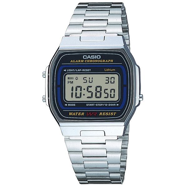 【CASIO カシオ】腕時計 チープカシオ メンズ CASIOスタンダード A164WA-1QJH 【日常生活用防水 デジタル】★Gift box入り | スタンダード デジタル