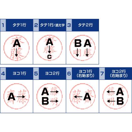 実印 認印 銀行印 印鑑 はんこ 18mm 楷書体 印相体 てん書体 古印体 毛筆体 斧折れカンバ 即日出荷｜papri｜06