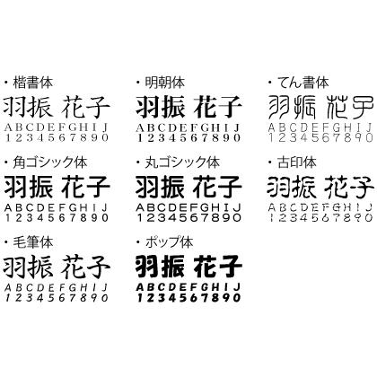 認印 お名前 9mm 訂正印 6mm 印鑑 はんこ 楷書体 明朝体 てん書体 角