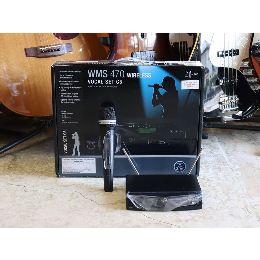 中古・美品】AKG WMS470 VocalSet C5 ワイヤレスマイクセット