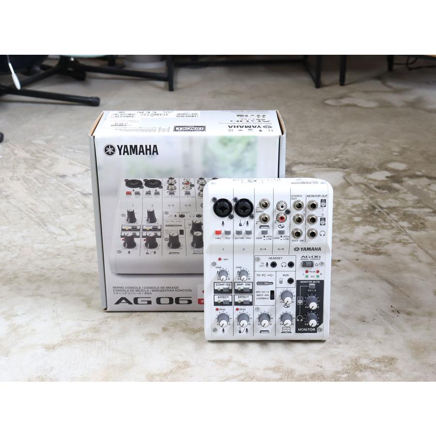 ヤマハ AG06 ウェブキャスティングミキサー（中古・美品） 中古】YAMAHA AG06 ウェブキャスティングミキサー オーディオ