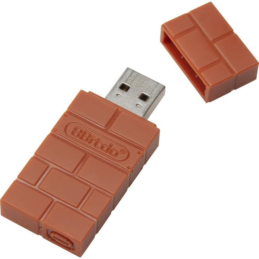 8BITDO USB Wireless Adapter USBワイヤレスアダプター コントローラー変換アダプター サイバーガジェット｜papyrus-two