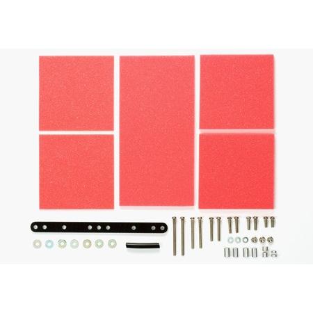 ミニ四駆/G.U.P GP.492 ブレーキスポンジセット(1/2/3mm レッド)(15492 