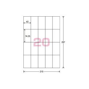 KOKUYO（コクヨ） PPC用ラベルシート 共用タイプ A4 100枚入