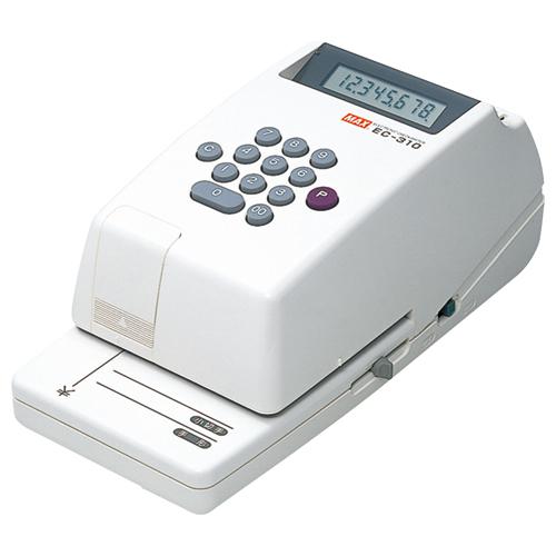 出品No.102 マックス　チェックライター　EC310 新品未使用品 マックス（MAX） 電子チェックライター EC−310 8桁 EC-310