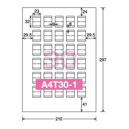 コクヨ ワープロ用ラベルシート（共用タイプ） A4 100枚入 東芝対応