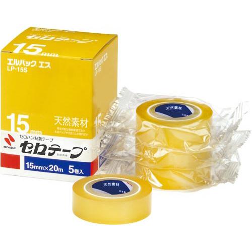 ニチバン セロテープ エルパックエス 小巻 15mmx20m 1箱 5巻