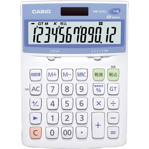 CASIO（カシオ） カシオ計算機 デスク型抗菌電卓 DW−122CL−N