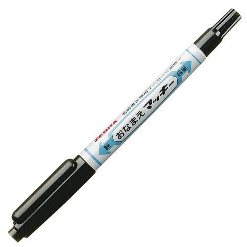 ZEBRA（ゼブラ） おなまえマッキー 細字・極細両用 インク色：黒 YYTS7