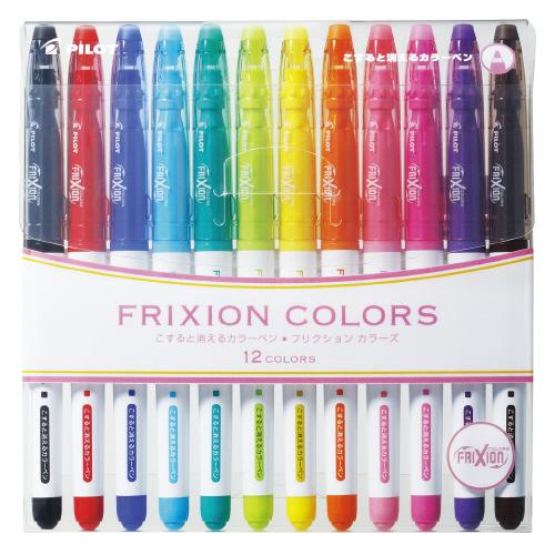 PILOT（パイロット） 水性ペン フリクションカラーズ 12色セット