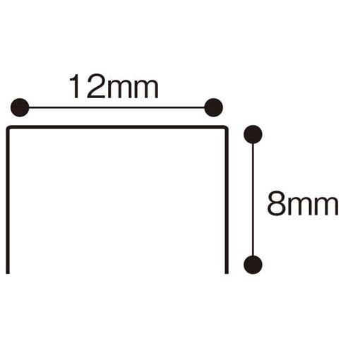 マックス（MAX） ホッチキス ミニタッカ専用替針 1208F 2000