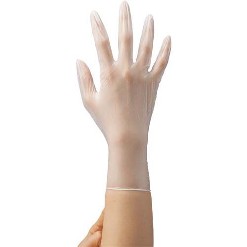 【期間限定価格】川西工業 ビニール使いきり手袋　粉なし　Ｍサイズ　１００枚 2026-M｜papyruscompany｜02
