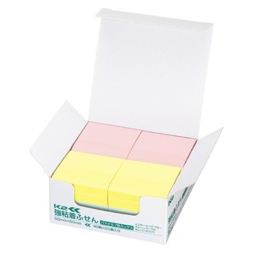 KOKUYO（コクヨ） 付箋 強粘着ふせんK2 50×50 20冊 ミニ正方形