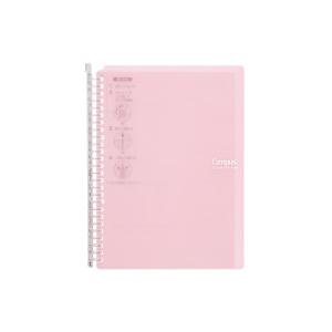 コクヨ キャンパスバインダースマートリング６０ ｂ５ ２６穴 ライトピンク ル Sp706lp 6468 6356 文具屋さん 通販 Yahoo ショッピング
